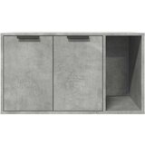  Kutija z mačji pijesak boja betona 80x50x45cm konstruirano drvo | shoptok.hr