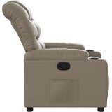  Naslonjač od umjetne kože boja cappuccina | shoptok.hr