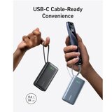 Anker NanoPowerBank 30W Built-In USB-C Cable Green | Eponuda.com