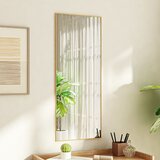 vidaXL Ogledalo za vrata zlatno 40 x 100 cm od stakla i aluminija Cijene