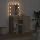  Toaletni stol 2 kom. Smeđa 50 x 41 x 135 cm Konstruirano drvo | shoptok.hr