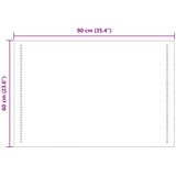  LED kupaonsko ogledalo *Transparent*an 90 x 60 cm Pravokutni | Eponuda.com