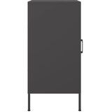  Komode 2 kom crna 36 x 39 x 79 cm od hladno valjanog čelika | shoptok.hr