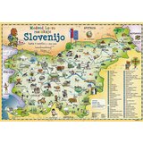 Kartografija medved lovro raziskuje slovenijo - zgibanka otroški zemljevid slovenija | Shoptok.si