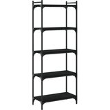 Maison Chic Regal za knjige s 5 razina crni 60x30x154 cm konstruirano drvo Cijene
