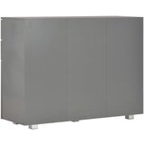  Komoda visoki sjaj siva 107x35x80,5 cm | shoptok.hr