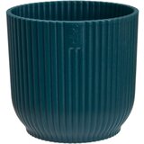 ELHO Tegla za cvijeće Vibes Fold (Vanjska dimenzija (ø x V): 9,3 x 8,8 cm, Plastika, Tamnoplave boje) | shoptok.hr