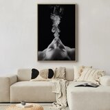  Slika - Smoke Cloud (1 Part) Vertical 60x90 U prirodnom drvenom okviru | shoptok.hr