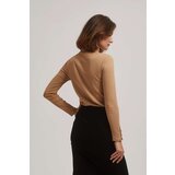 Marisse Ribbed Turtleneck Blouse | shoptok.hr