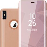 Cadorabo Case, združljiv z Apple v Kunzit Pink - Clear View Zrcalo Zaščitni pokrov s funkcijo stojala 360 stopinj zaščita, (20570191) Cene