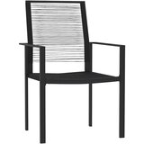  7-dijelni vrtni blagovaonski set crni | shoptok.hr