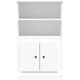  Visoka komoda bijela 60 x 35,5 x 103,5 cm od konstruiranog drva | shoptok.hr