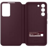 Samsung galaxy S22 clear view cover burgandy Cene