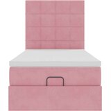 vidaXL okvir kreveta s madracima ružičasti 90x200cm baršunasti | shoptok.hr