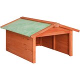 vidaXL garaža za robotsku kosilicu 72 x 87 x 50 cm od masivne jelovine | shoptok.hr