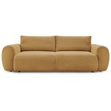 Bobochic Paris Senf žuta sklopiva sofa od samta 257 cm Lucien – | shoptok.hr
