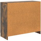  Kreveta Dimljeni hrast 89 x 34,5 x 77 cm Konstruirano drvo | Eponuda.com