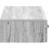 Stolna Stenska stranska miza Siva Sonoma 87,5 x 34,5 x 17 cm, (5000232482) | Shoptok.si
