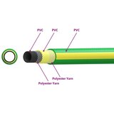  Vrtno crijevo 5-slojno Zelena i žuta 3 / 4 10 m PVC - 10 m (3/4 inča) s dodacima | shoptok.hr