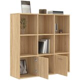 Ormarić za knjige boja hrasta 98x30x98 cm od konstruiranog drva | shoptok.hr