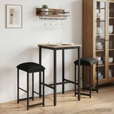  stolica 2 kom. Crna 40 x 32 x 74 cm Konstruirano drvo | shoptok.hr