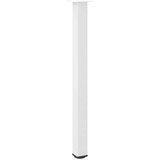  Noge za barski stol 4 kom bijele 110-112 cm čelik | shoptok.hr
