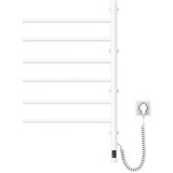  Električni rotirajući sušač za peškire sa termostatom ARABESQUE 105W 80x49 cm bela | Eponuda.com