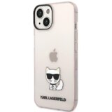 Karl Lagerfeld kLHCP14MCTTRI zaščita ovitek za iphone 14 plus 6.7 prozorno roza - choupette logo Cene