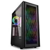 RGB WAVE midiATX okno gaming črno ohišje