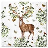  Salvete za dekupaž cocktail Forest Antlers - 1 komad Cene