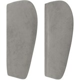  Vzglavje z ušesi svetlo sivo 93x23x78/88 cm žamet, (20792864) | Shoptok.si