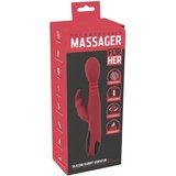 Igrače You2Toys masažer - gurnite-rotirajte, grijaći vibrator G-točke (crveni) | shoptok.hr