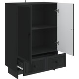  Kreveta Crna 66 x 34,5 x 95 cm Konstrukcijsko drvo | shoptok.hr