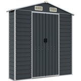  Vrtno spremište antracit 191 x 130 x 198 cm pocinčani čelik | Eponuda.com