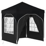 vidaXL Zložljivi šotor za zabave 192 x 192 x 245 cm Antracit, (5000218927) | Shoptok.si