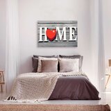  Slika za samostalno slikanje - Home with Red Heart 60x40 | shoptok.hr