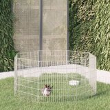  Ograda za životinje s 8 ploča 54 x 60 cm od pocinčanog željeza | shoptok.hr
