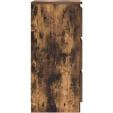  Komoda boja dimljenog hrasta 37,5x35x76 cm konstruirano drvo | shoptok.hr