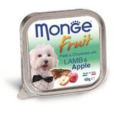 Monge Pašteta za pse sa ukusom jagnjetine i jabuke, 100g Cene