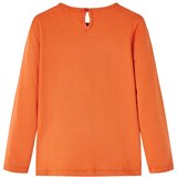  Dječja majica s dugim rukavima tamnonarančasta 104 | shoptok.hr