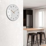 Lowell Stenska ura 35cm / 00975B / bela / MDF, ABS, (5000198229) Slike