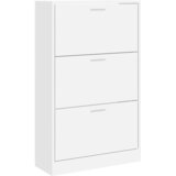 Ormarić za cipele bijeli 63x24x103 cm od konstruiranog drva | shoptok.hr