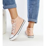 Gemre Light Pink High-Top Sneakers Eliska | Shoptok.si