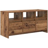  TV komoda 102 x 37,5 x 52,5 cm Drvo hrasta Konstruirano drvo Cijene