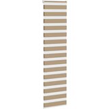 Zebra zavjesa Pješčano smeđa 60x200 cm Širina tkanine 55,9 cm Poliester | shoptok.hr