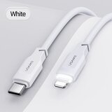 Usams Lithe USB-C/Lightning Fast Charge kabel, Bel, 1,2m Cene