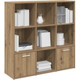 Ormarić za knjige umjetnički hrast 98x29x97,5 cm izrađeno drvo | shoptok.hr