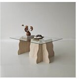 Hanah home sto za dnevnu sobu canyon travertine transparent | Eponuda.com