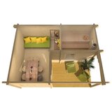 Male kuće Sauna kućica SAUNA SAMI ISO 555 × 420 cm – bez završnog krovnog pokrova | shoptok.hr