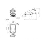 Madras doo Beograd UTIČNICA ZIDNA UKO-UTO BEMIS IP67 63A 3P+E+N 400V BC1-4505-7535 | ePonuda.com